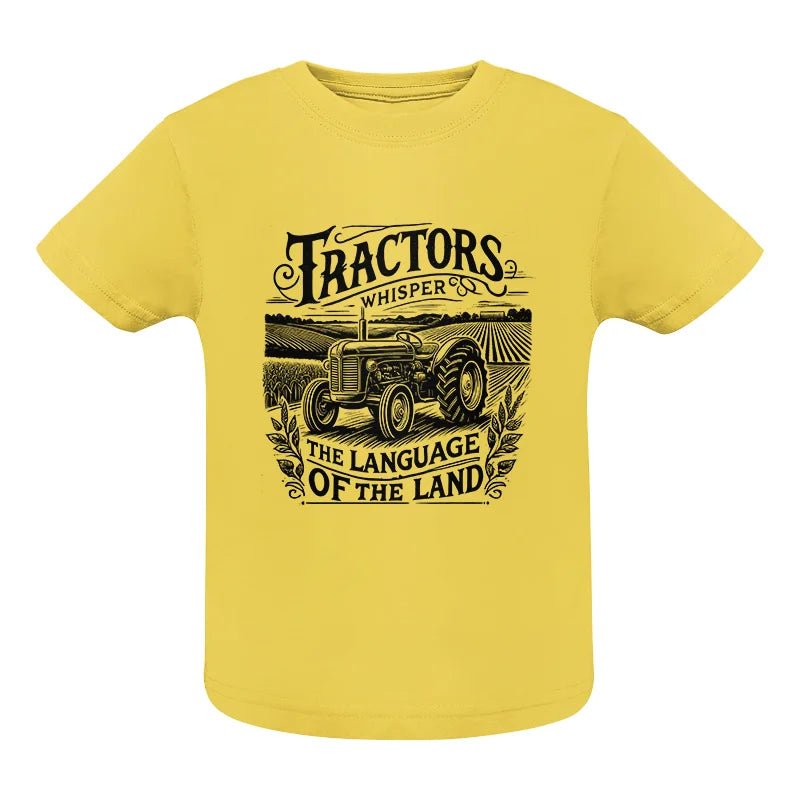 Image of Tractors Whisper The Language Of The Land 1 - Infant Fine Jersey Tee