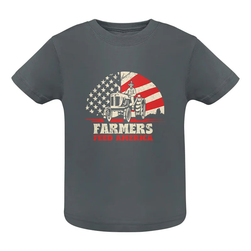 Image of Farmers Feed America Support Farmers - Infant Fine Jersey Tee