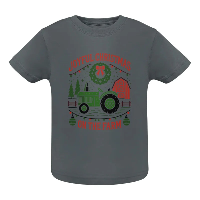 Joyful Christmas On The Farm 3 - Infant Fine Jersey Tee