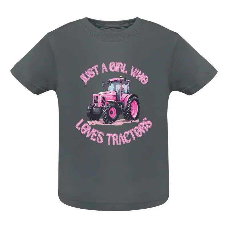 Just A Girl Who Loves Tractors 1 - Infant Fine Jersey Tee