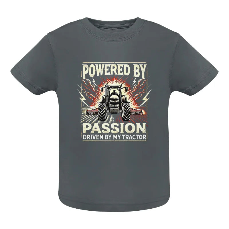 Powered By Passion Driven By My Tractor 4 - Infant Fine Jersey Tee