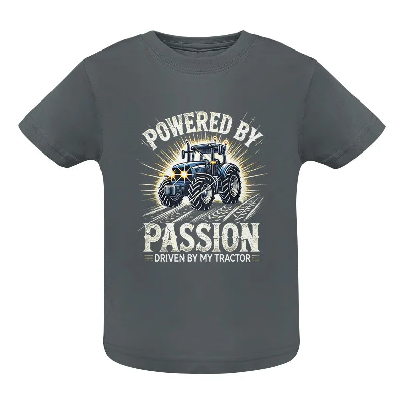 Image of Powered By Passion Driven By My Tractor - Infant Fine Jersey Tee