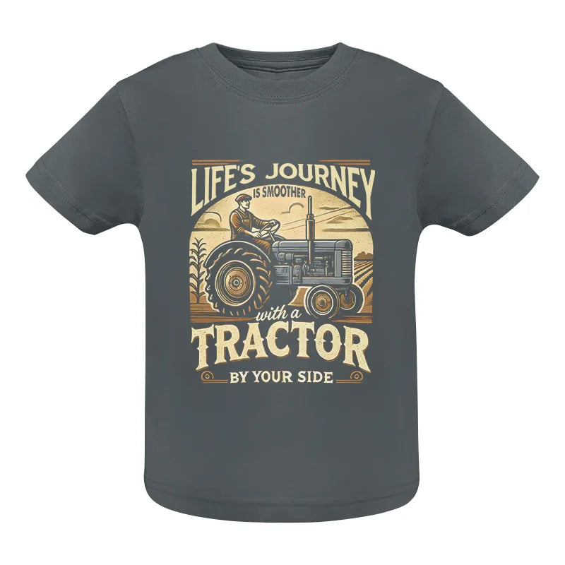 Image of Smoother With A Tractor By Your Side - Infant Fine Jersey Tee