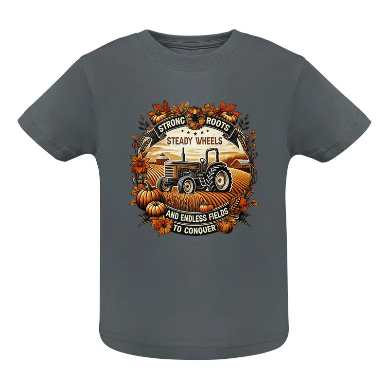 Image of Thanksgiving Farmer Endless Fields To Conquer 1 - Infant Fine Jersey Tee