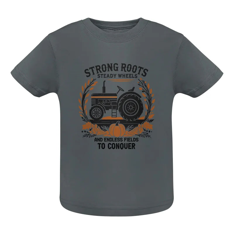 Thanksgiving Farmer Endless Fields To Conquer 3 - Infant Fine Jersey Tee