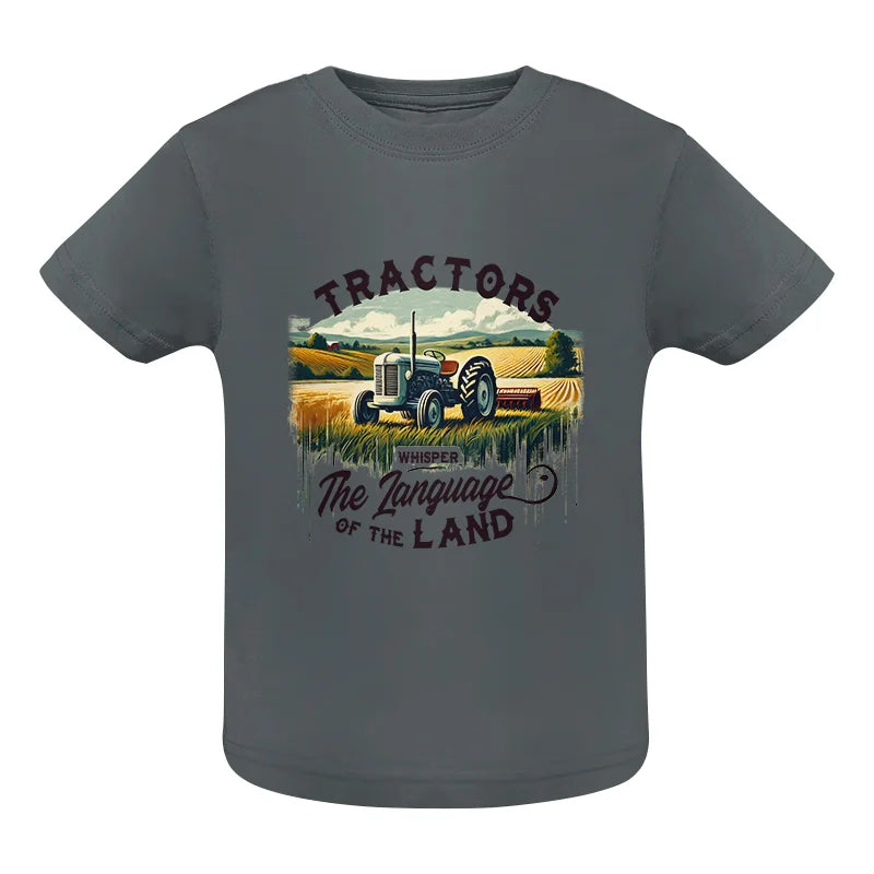 Image of Tractors Whisper The Language Of The Land 2 - Infant Fine Jersey Tee