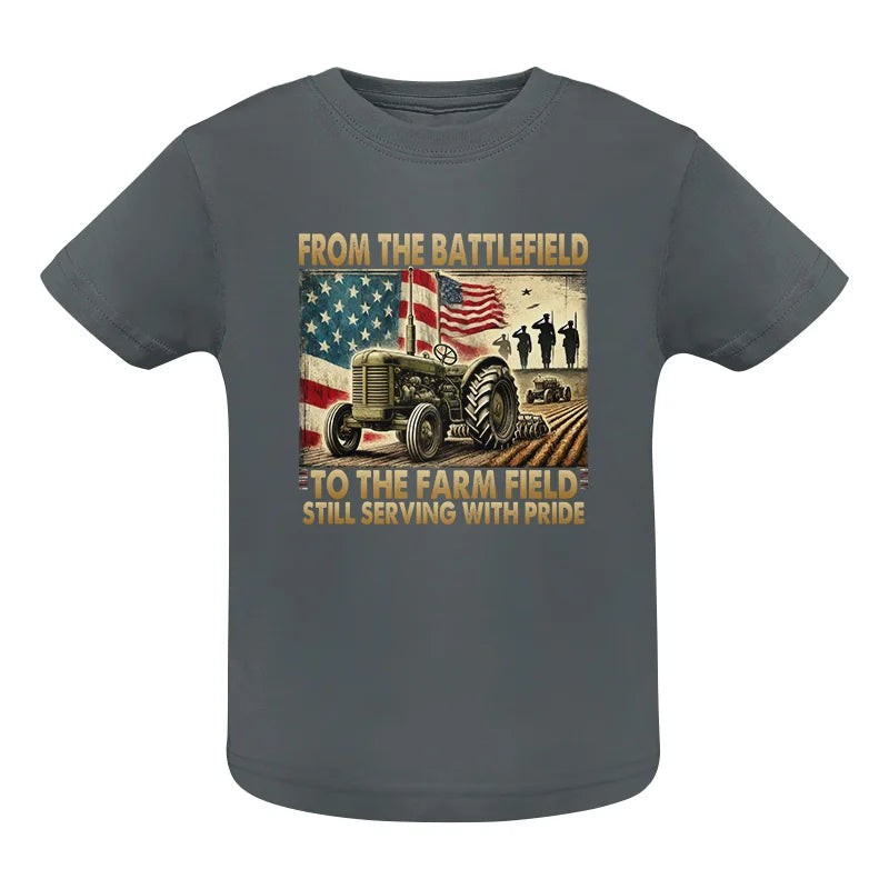 Veteran Farmer From The Battlefield To The Farm Field 1 - Infant Fine Jersey Tee