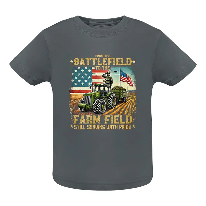 Veteran Farmer From The Battlefield To The Farm Field 2 - Infant Fine Jersey Tee