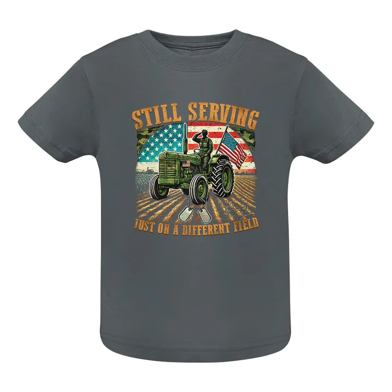 Image of Veteran Farmer Still Serving 9 - Infant Fine Jersey Tee