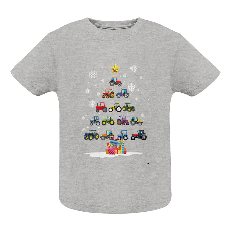 Christmas Tractor Tree - Infant Fine Jersey Tee