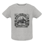 Driving A Tractor Not A Job A Lifestyle - Infant Fine Jersey Tee