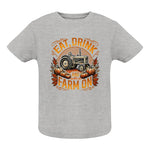 Eat Drink and Farm On 2 - Infant Fine Jersey Tee