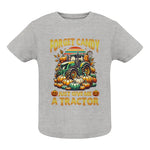 Forget Candy Just Give Me A Tractor - Infant Fine Jersey Tee