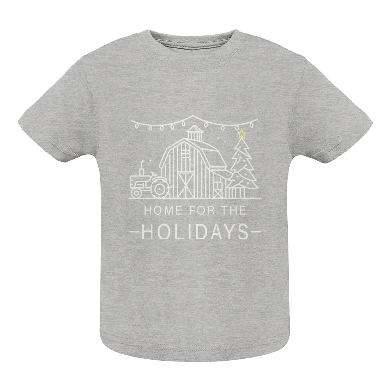 Image of Home For The Holidays - Infant Fine Jersey Tee