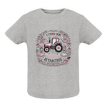 I Find You Very Attractive Pink Cherry - Infant Fine Jersey Tee