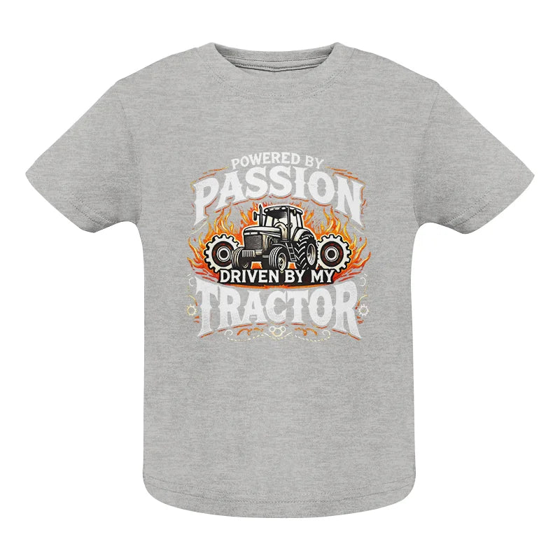 Powered By Passion Driven By My Tractor 1 - Infant Fine Jersey Tee