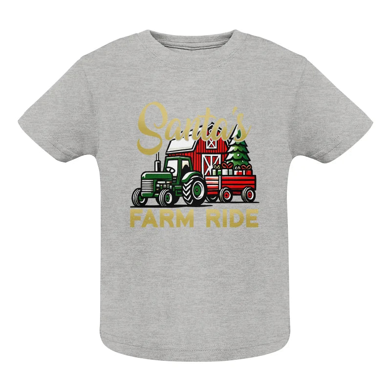 Santa's Farm Ride 2 - Infant Fine Jersey Tee