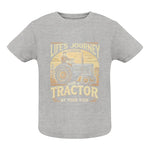 Smoother With A Tractor By Your Side - Infant Fine Jersey Tee