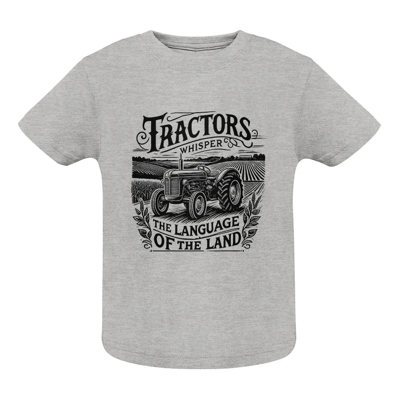 Image of Tractors Whisper The Language Of The Land 1 - Infant Fine Jersey Tee