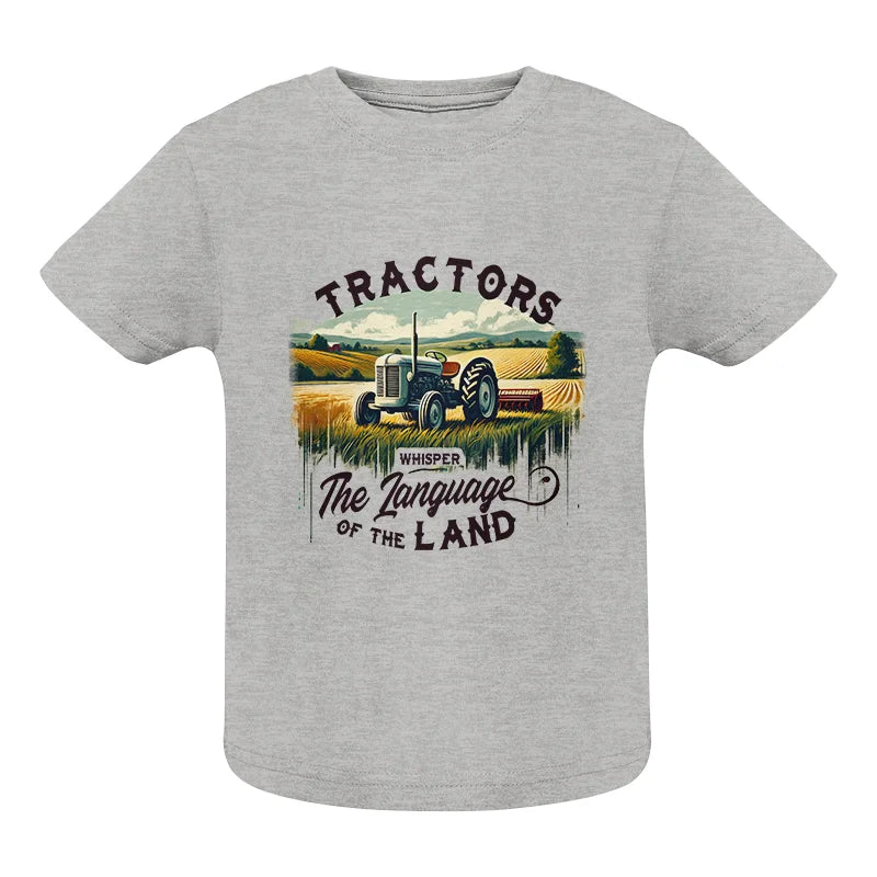 Image of Tractors Whisper The Language Of The Land 2 - Infant Fine Jersey Tee