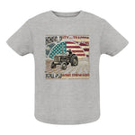 Veteran Farmer Honor Duty And A Tractor 1 - Infant Fine Jersey Tee