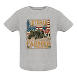 Veteran Farmer Veteran By Choice_Farmer By Tradition - Infant Fine Jersey Tee