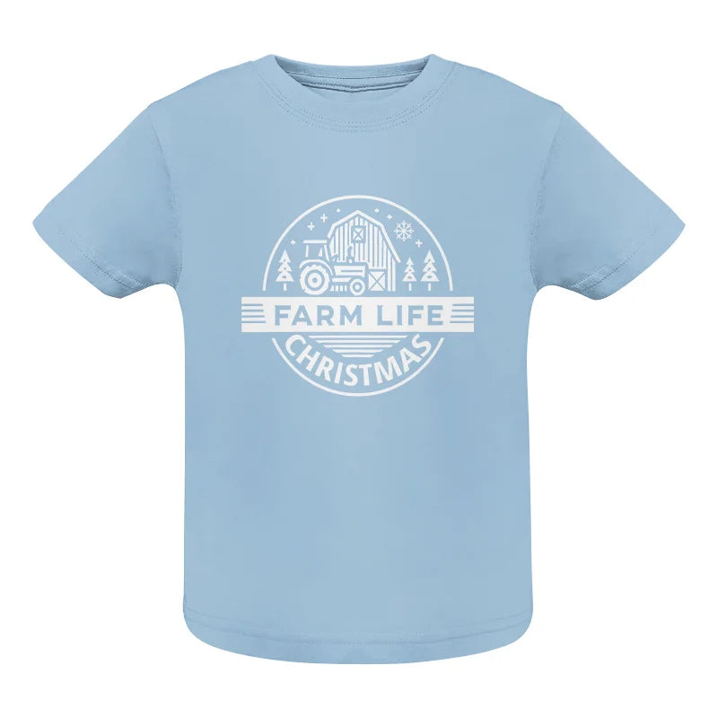 Image of Farm Life Christmas 1 - Infant Fine Jersey Tee