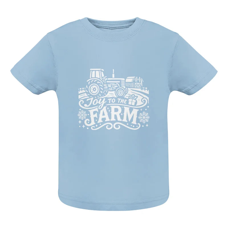 Joy To The Farm 1 - Infant Fine Jersey Tee