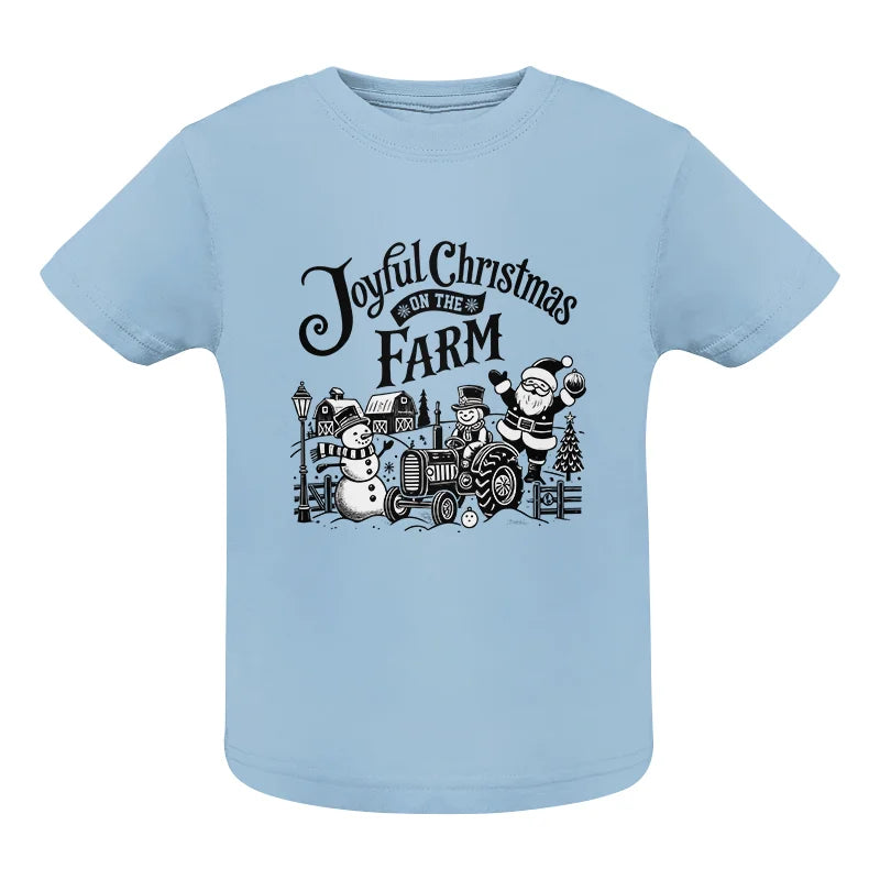 Image of Joyful Christmas On The Farm 1 - Infant Fine Jersey Tee