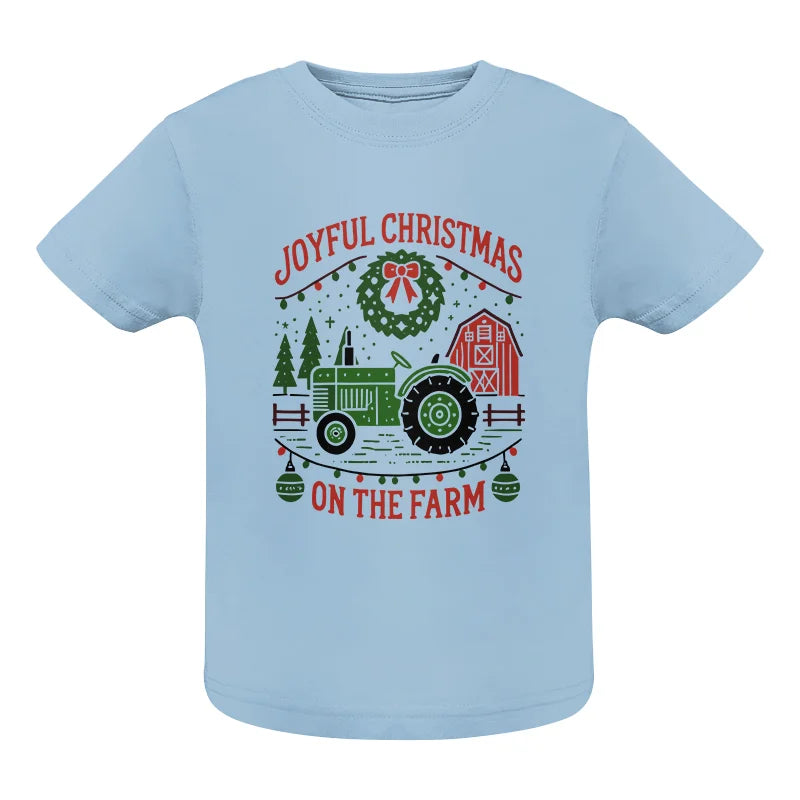 Joyful Christmas On The Farm 3 - Infant Fine Jersey Tee