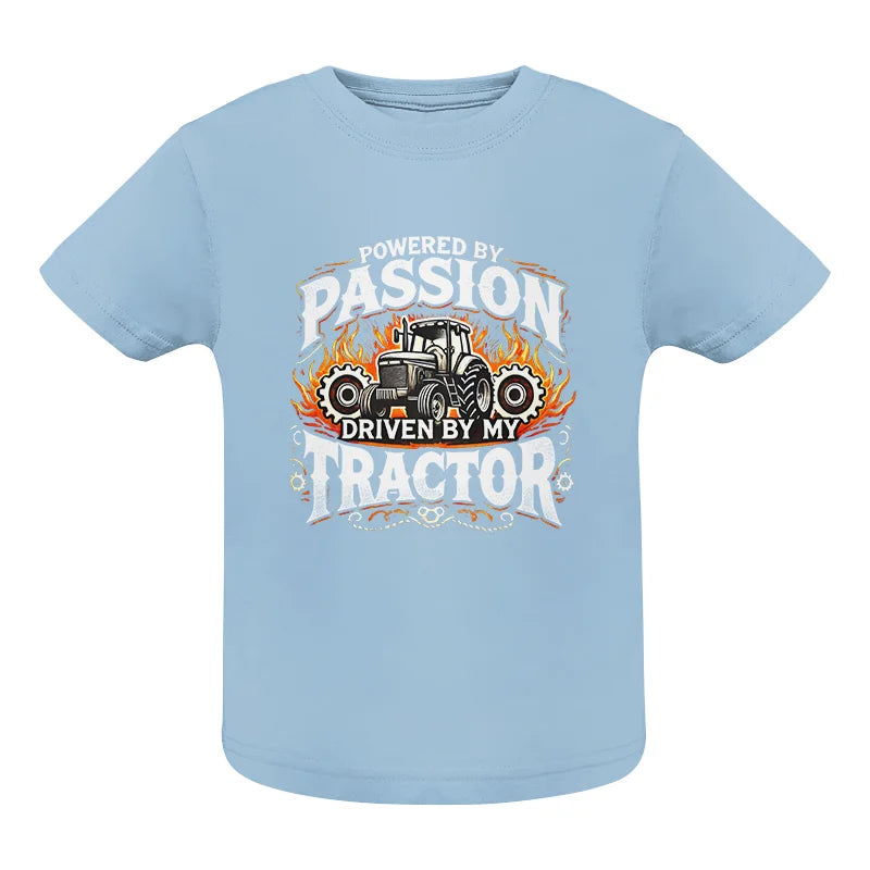 Powered By Passion Driven By My Tractor 1 - Infant Fine Jersey Tee