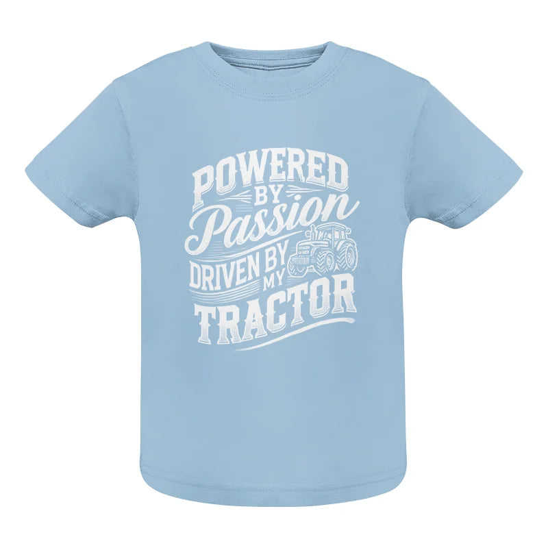 Image of Powered By Passion Driven By My Tractor 2 - Infant Fine Jersey Tee