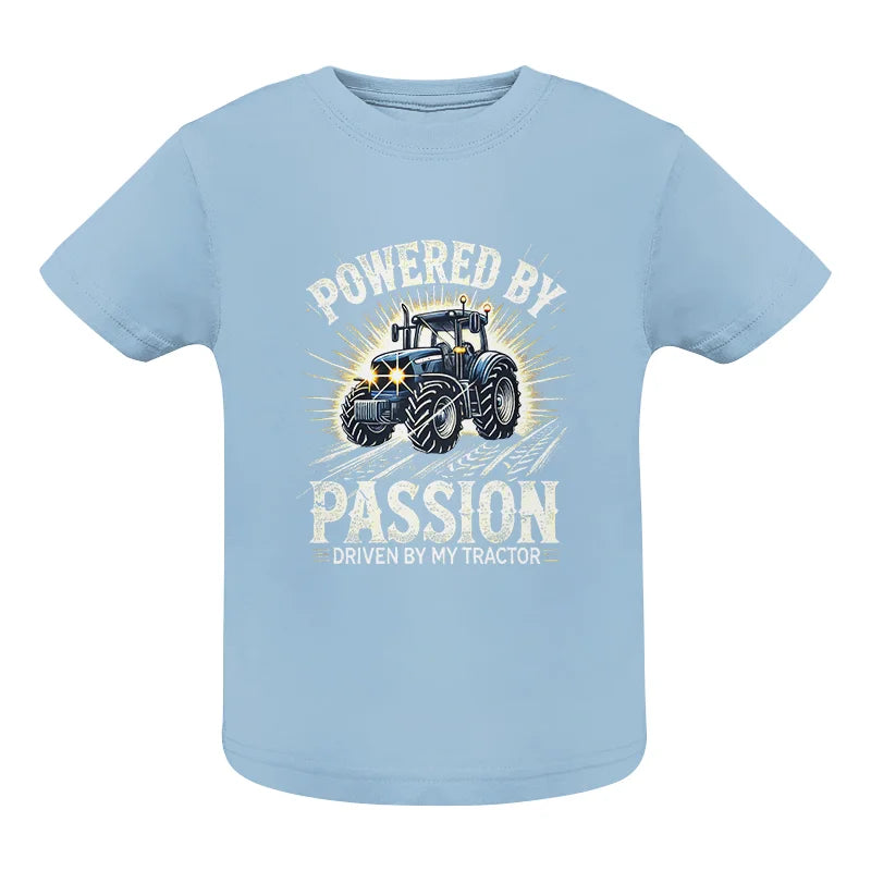 Powered By Passion Driven By My Tractor - Infant Fine Jersey Tee