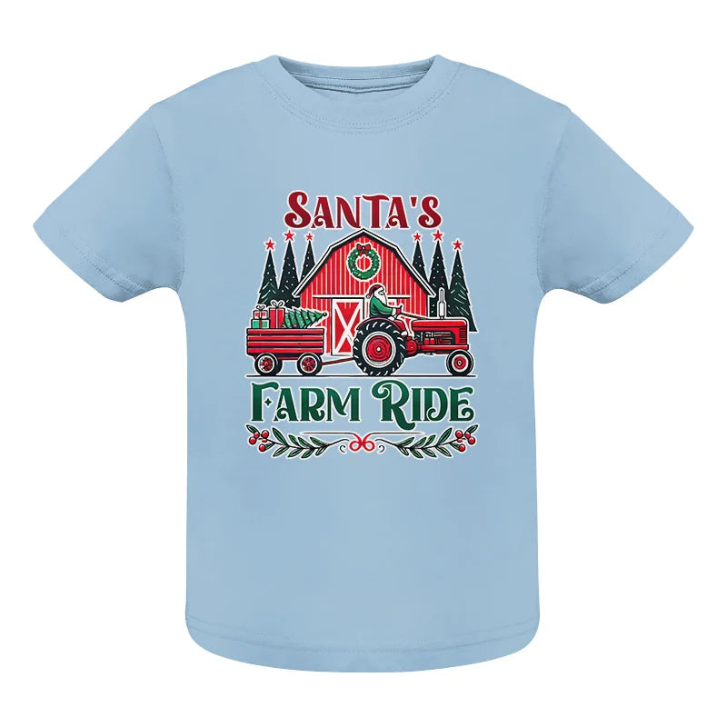 Santa's Farm Ride 1 - Infant Fine Jersey Tee