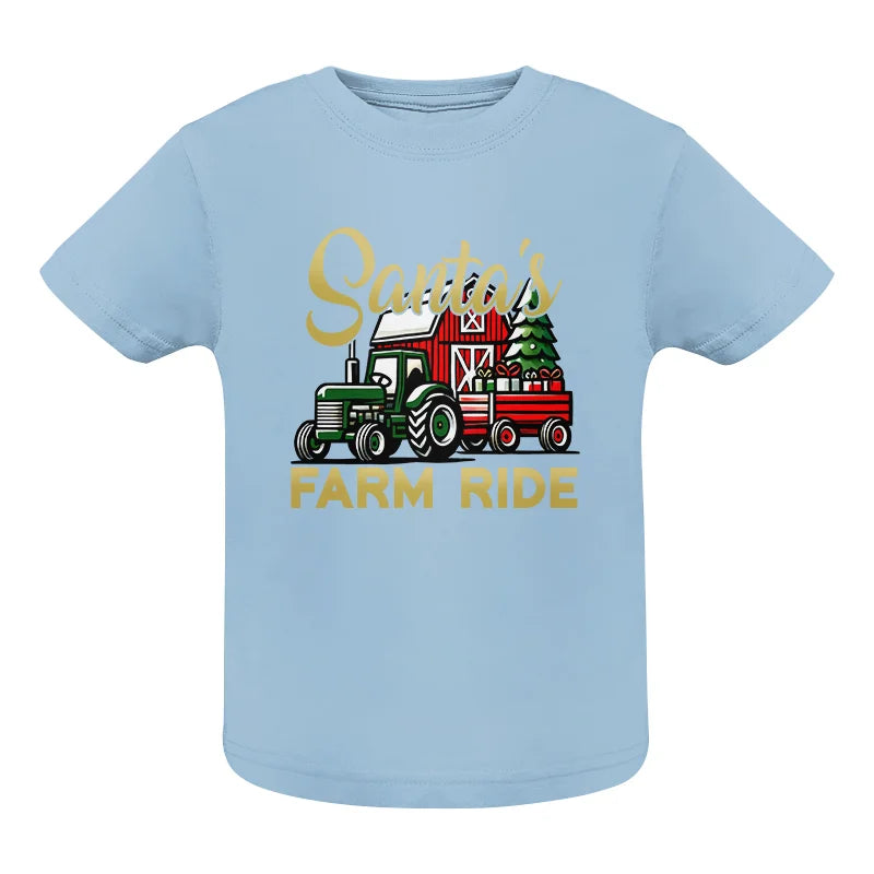 Image of Santa's Farm Ride 2 - Infant Fine Jersey Tee