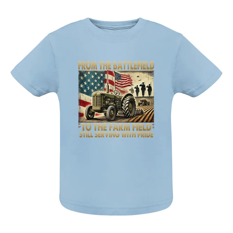 Veteran Farmer From The Battlefield To The Farm Field 1 - Infant Fine Jersey Tee