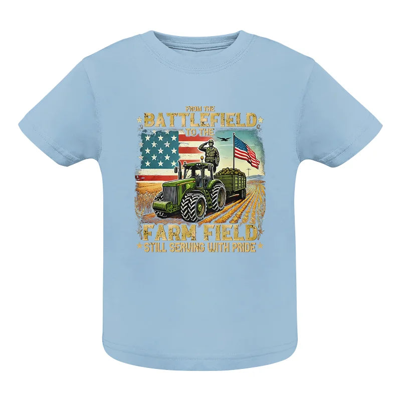 Veteran Farmer From The Battlefield To The Farm Field 2 - Infant Fine Jersey Tee