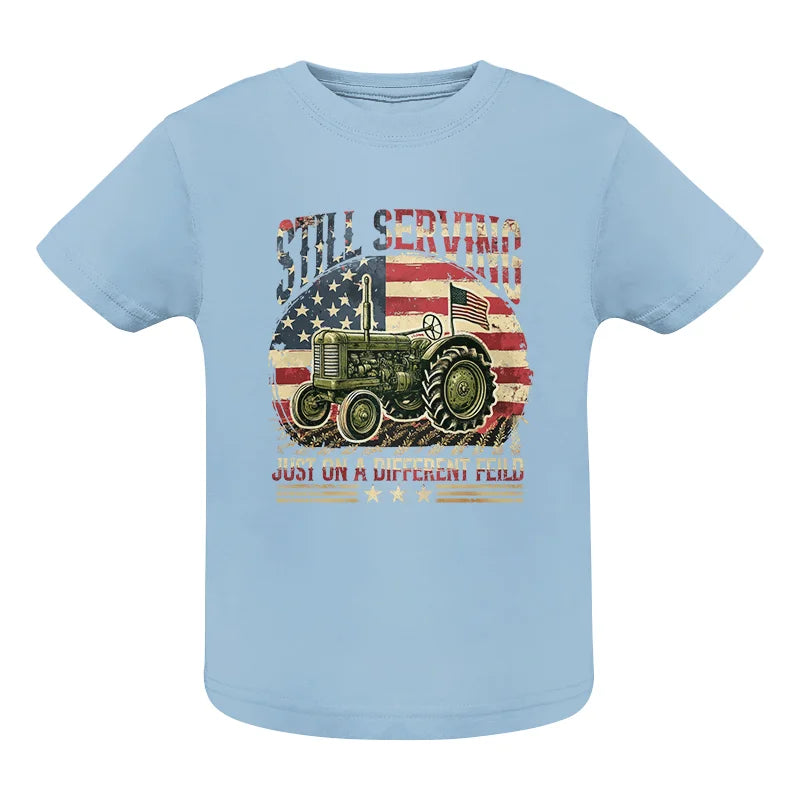 Veteran Farmer Still Serving 10 - Infant Fine Jersey Tee