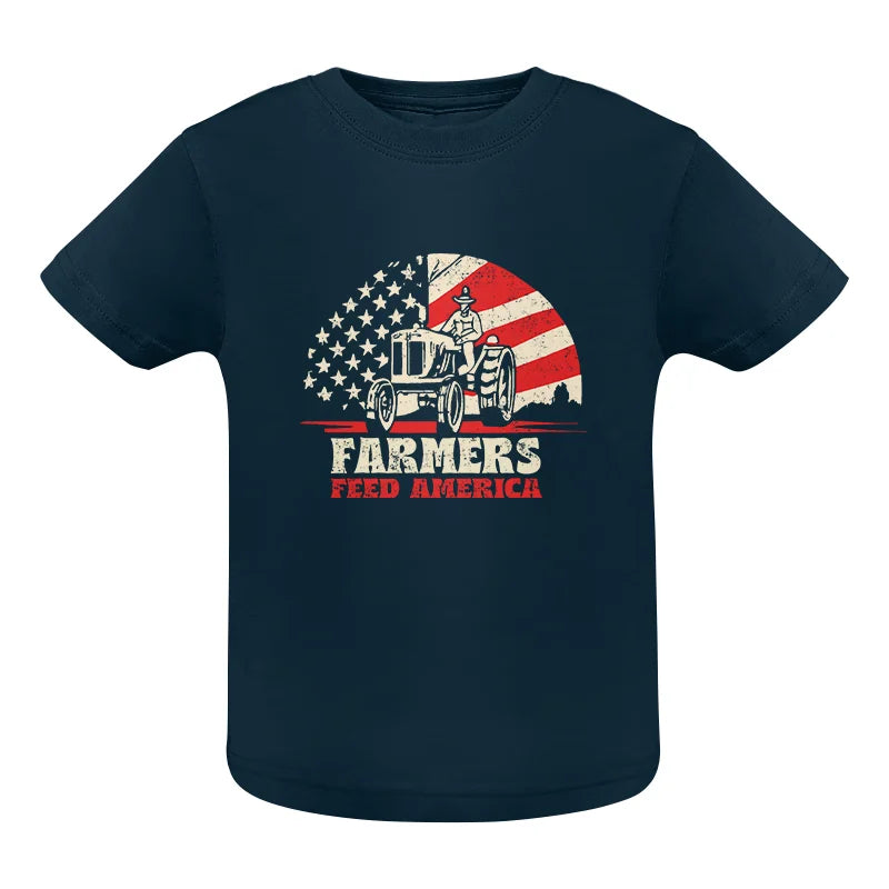 Image of Farmers Feed America Support Farmers - Infant Fine Jersey Tee