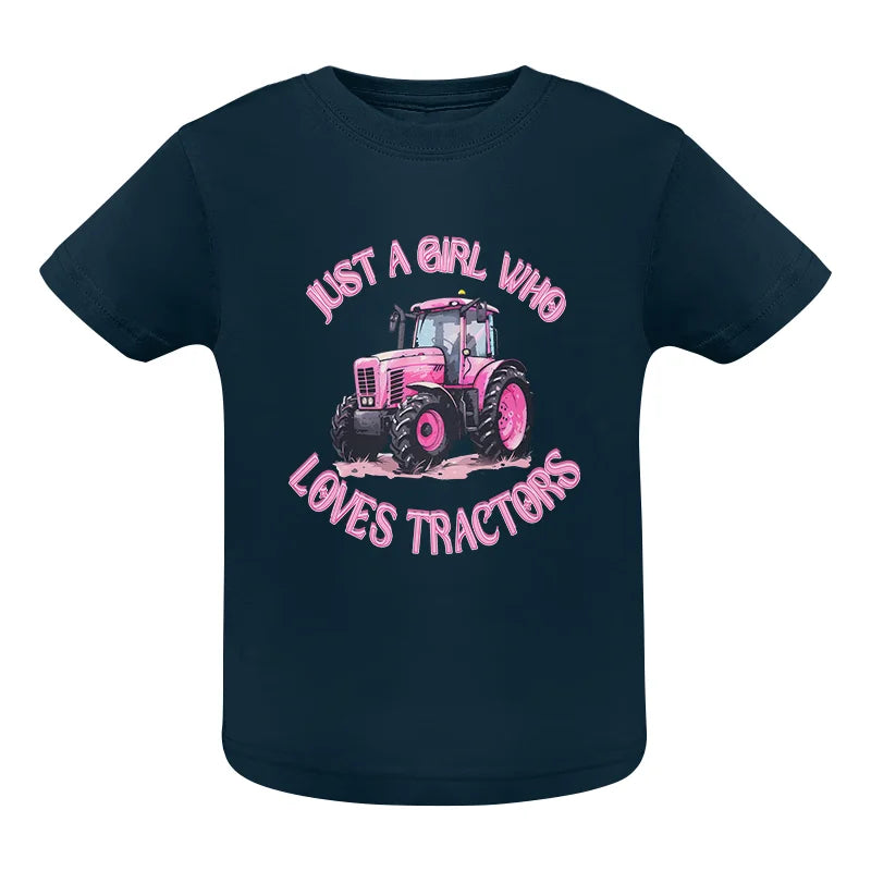 Just A Girl Who Loves Tractors 1 - Infant Fine Jersey Tee