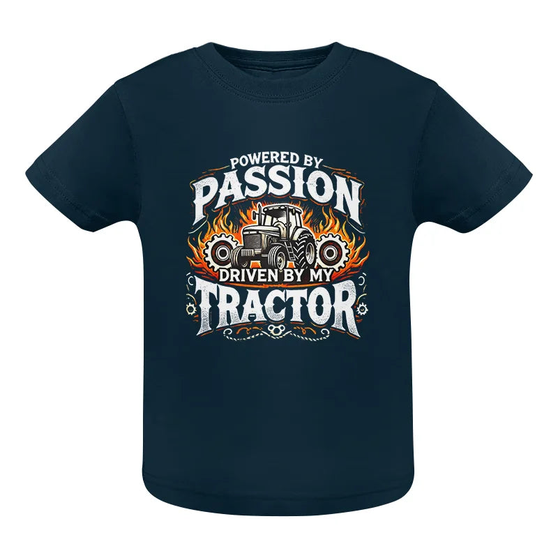 Powered By Passion Driven By My Tractor 1 - Infant Fine Jersey Tee