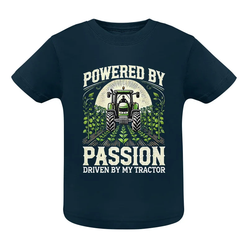 Image of Powered By Passion Driven By My Tractor 3 - Infant Fine Jersey Tee