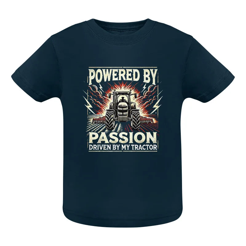 Image of Powered By Passion Driven By My Tractor 4 - Infant Fine Jersey Tee