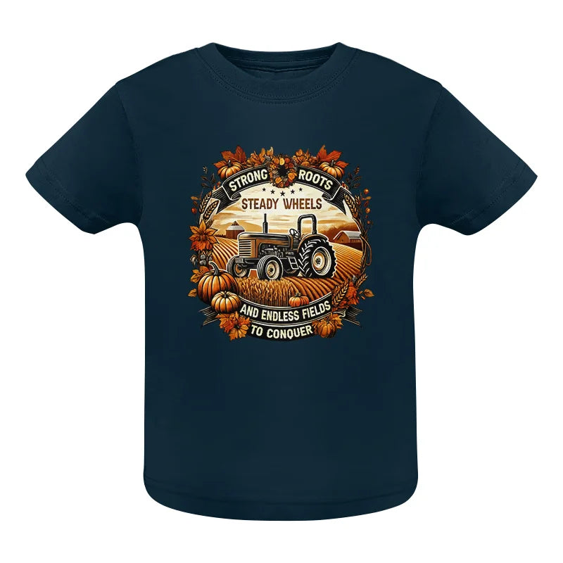 Image of Thanksgiving Farmer Endless Fields To Conquer 1 - Infant Fine Jersey Tee