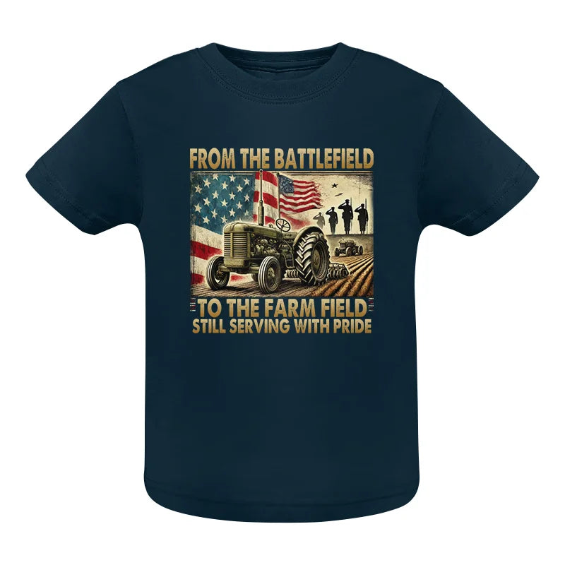 Veteran Farmer From The Battlefield To The Farm Field 1 - Infant Fine Jersey Tee