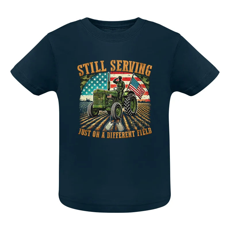 Image of Veteran Farmer Still Serving 9 - Infant Fine Jersey Tee