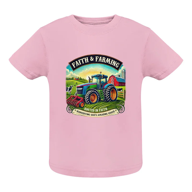 Image of Faith And Farming 2 - Infant Fine Jersey Tee