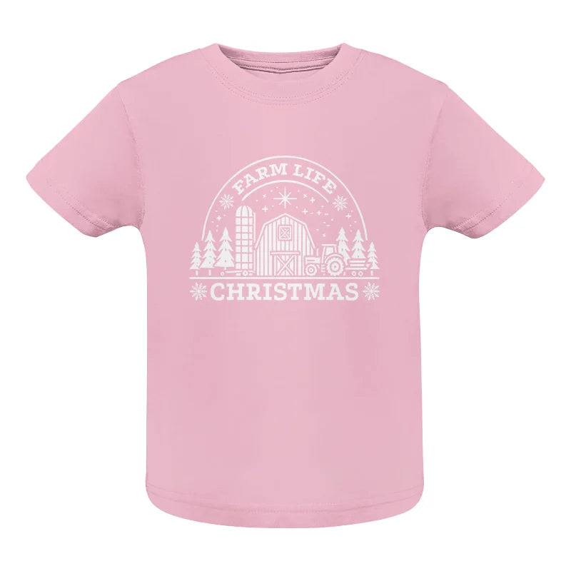 Image of Farm Life Christmas 4 - Infant Fine Jersey Tee