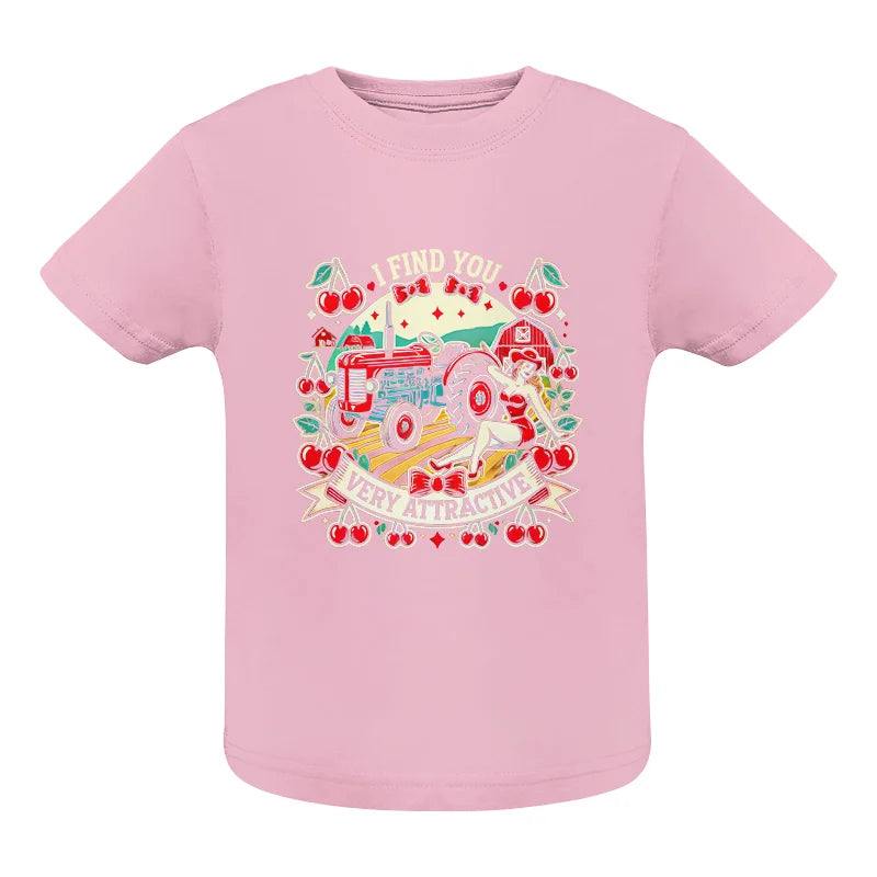 I Find You Very Attractive Red Cherry - Infant Fine Jersey Tee