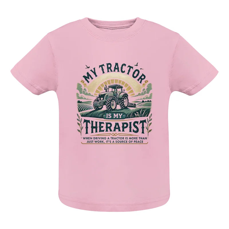 My Tractor Is My Therapist - Infant Fine Jersey Tee